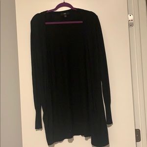 Black long cardigan
